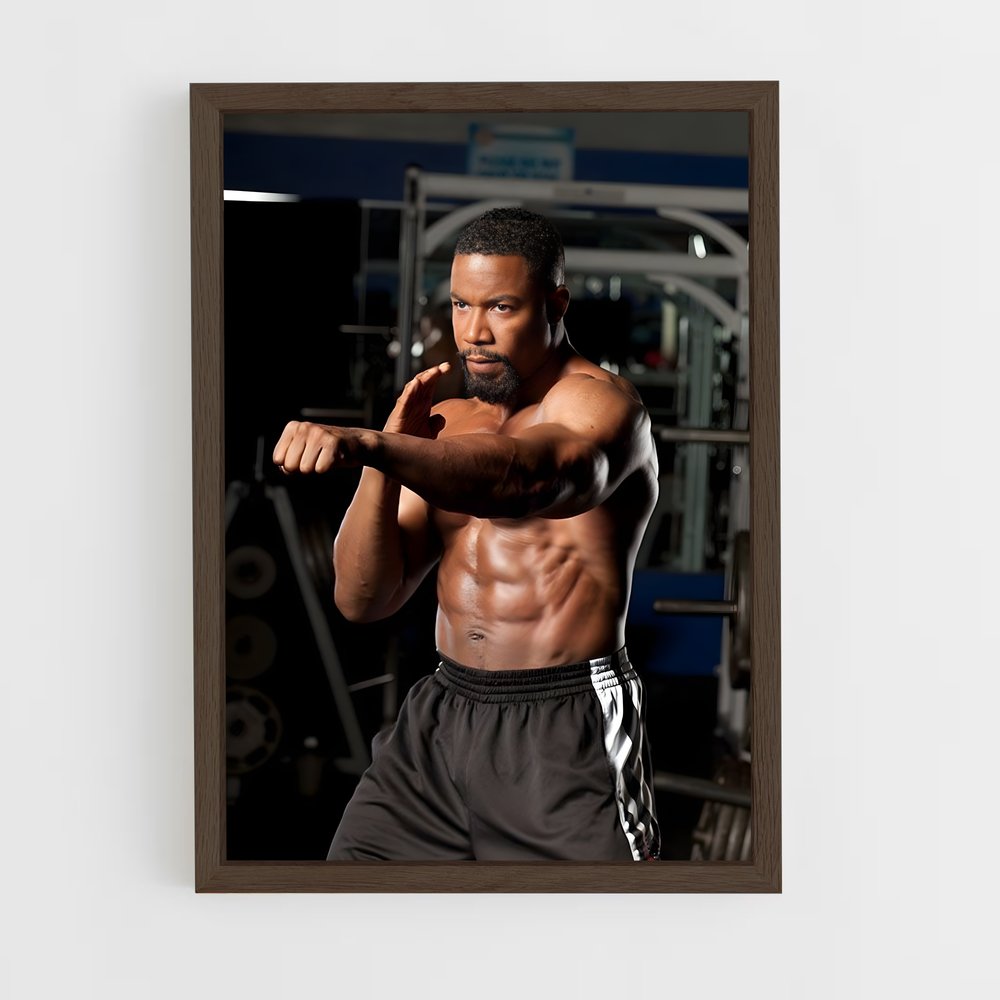 Poster Michael jai barbell – affiche Karaté (vue 5)